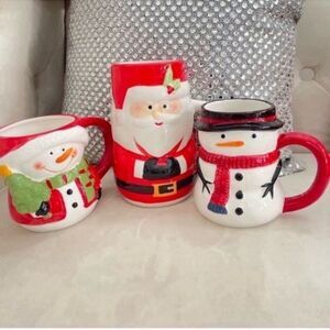 New Set of 3 Christmas mug
